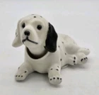 Dalmatian Puppy Bobble Head Nodder For Dash Board Flocked  Plastic 6.5" VTG 50s