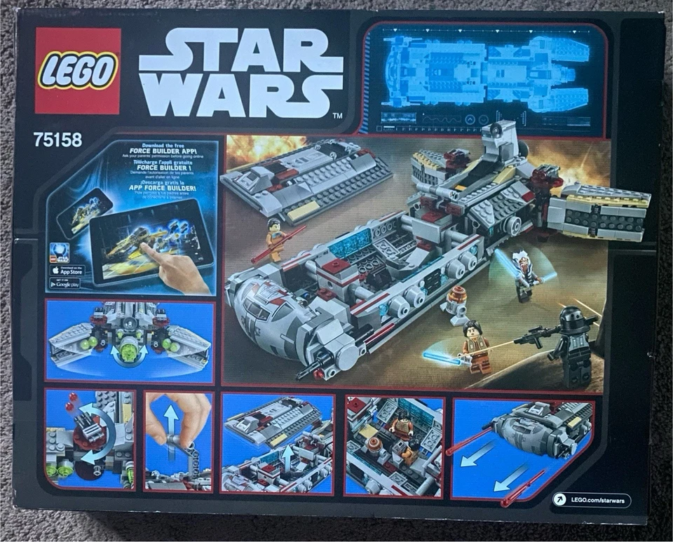 Lego 75158 Star Wars Fragata de Combate Rebelde Nuevo y Sellado Ahsoka Tano SW0759 Foto 2 de 4