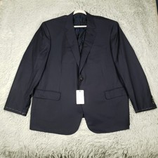 NEW Brioni NM Colosse Sports Coat Men's 52R 100 Wool Midnight Blue Blazer 4575