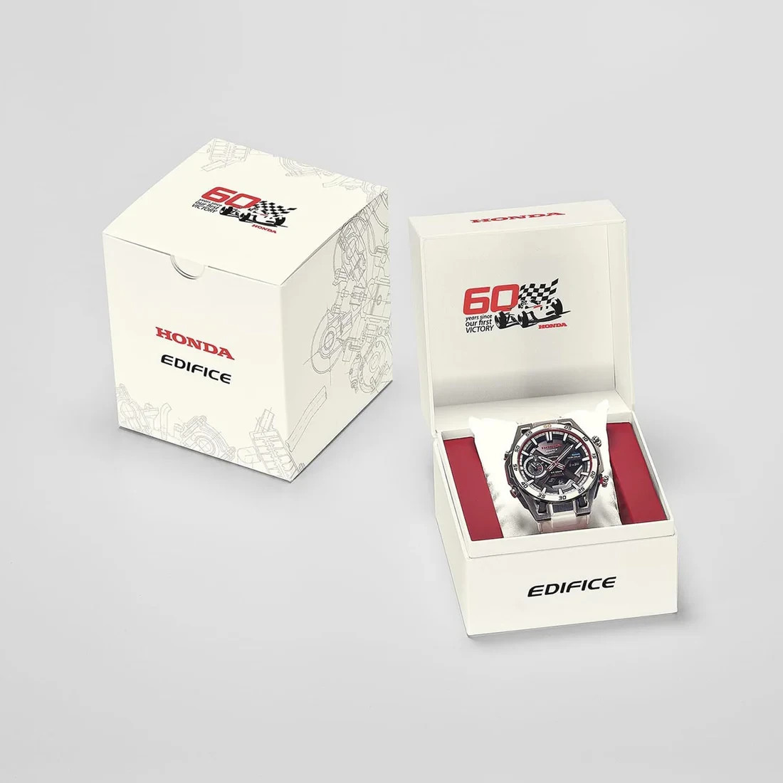 EDIFICE Honda F1初優勝60周年記念ECB-2300HR-1AJR Casio Edifice Honda ECB-2300HR-1AJR F1 60th Anniversary Limited