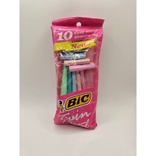 Sealed Bic Twin Blade Pastel Shavers 1992 (10 count)