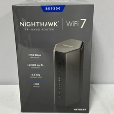 NETGEAR Nighthawk Tri-Band WiFi 7 Router BE9300 Up to 9.3Gbps Wireless Speed