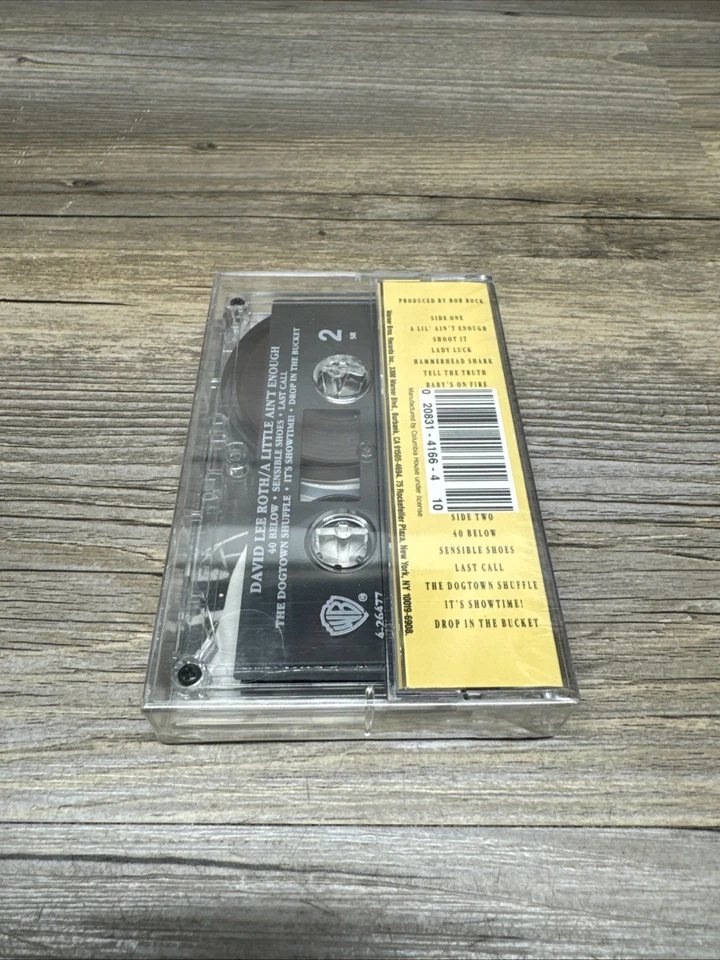 David Lee Roth - A Little Ain't Enough (Cassette, 1991) Hard Rock Sealed New - Image 2 of 4