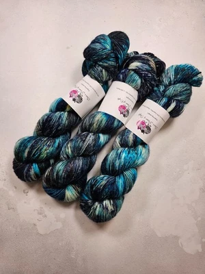 Fil SW Merino Alpaga Nylon, 4-Fils, Poids Fingering, 100 G, OCEAN - Photo 1/4