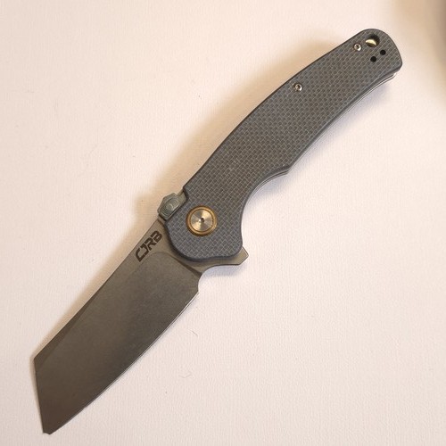 CRJB J1904R CRAG FLIPPER KNIFE W/ RECOIL LOCK PLAIN EDGE D2 BLADE