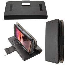 caseroxx Bookstyle-Case for Cubot KingKong Mini in black made of faux leather
