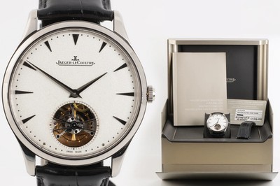 Jaeger LeCoultre Master Ultra Thin Tourbillon Q1323420 18k White Gold 40mm Watch