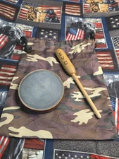 SHADY VALLEY CALLS SLATE FRICTION TURKEY WOOD POT CALL SVC HEN GOBBLER VINTAGE