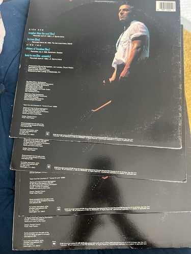 Bruce Springsteen - 3 Versions - Chimes Of Freedom - Vinyl EP - 1988 - Promo - Picture 4 of 4