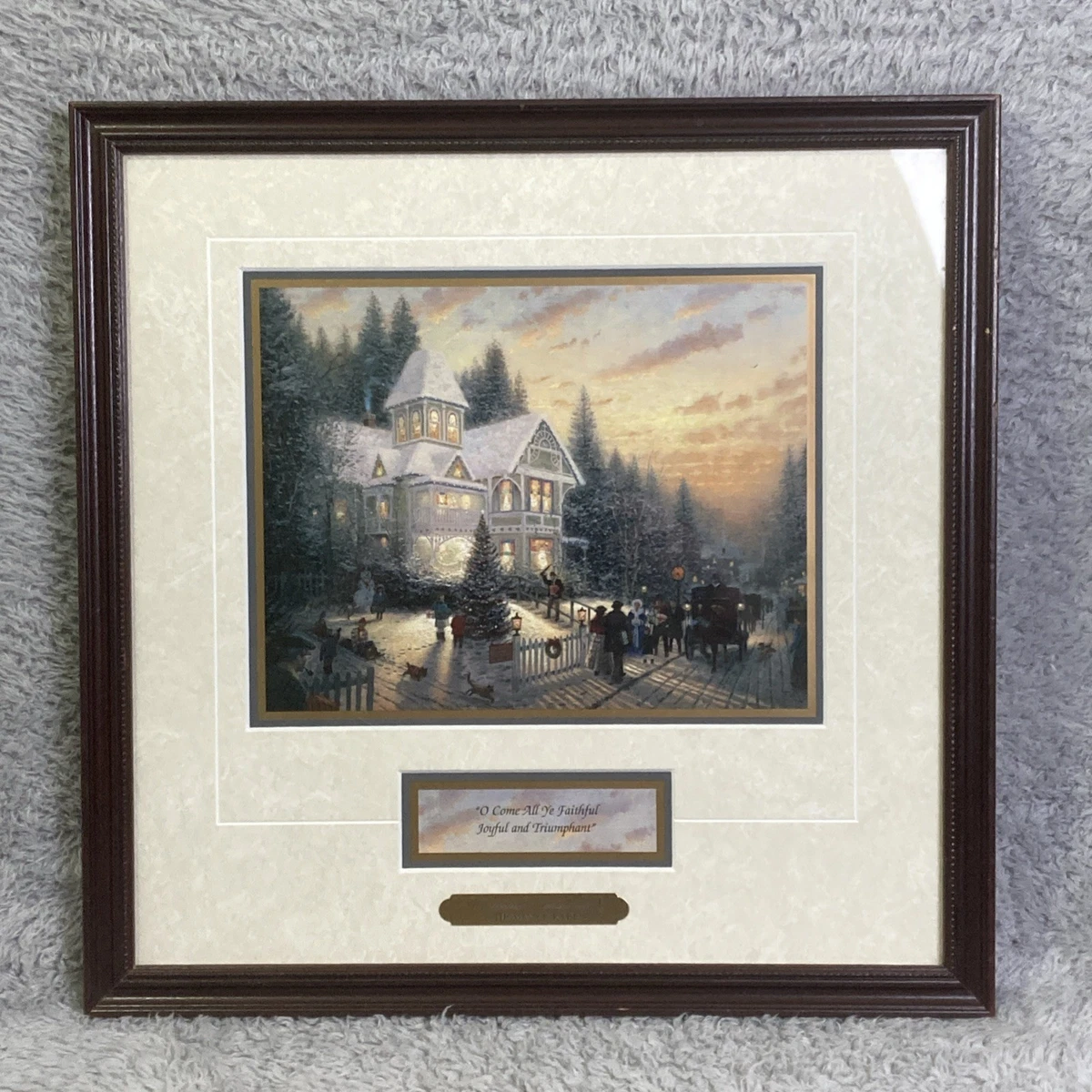 thomas kinkade victorian christmas products for sale | eBay