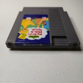 Sesame Street Big Bird's Hide & Speak NES Video Game Educational