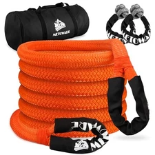  Kinetic Recovery Rope (1.25’’ x 20ft) 56,000 LBS Heavy Duty Snatch Strap with 