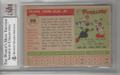 1955, 1959, 1960, 1961, 1964 Topps Baseball graded and ungraded cards - Picture 14 of 53