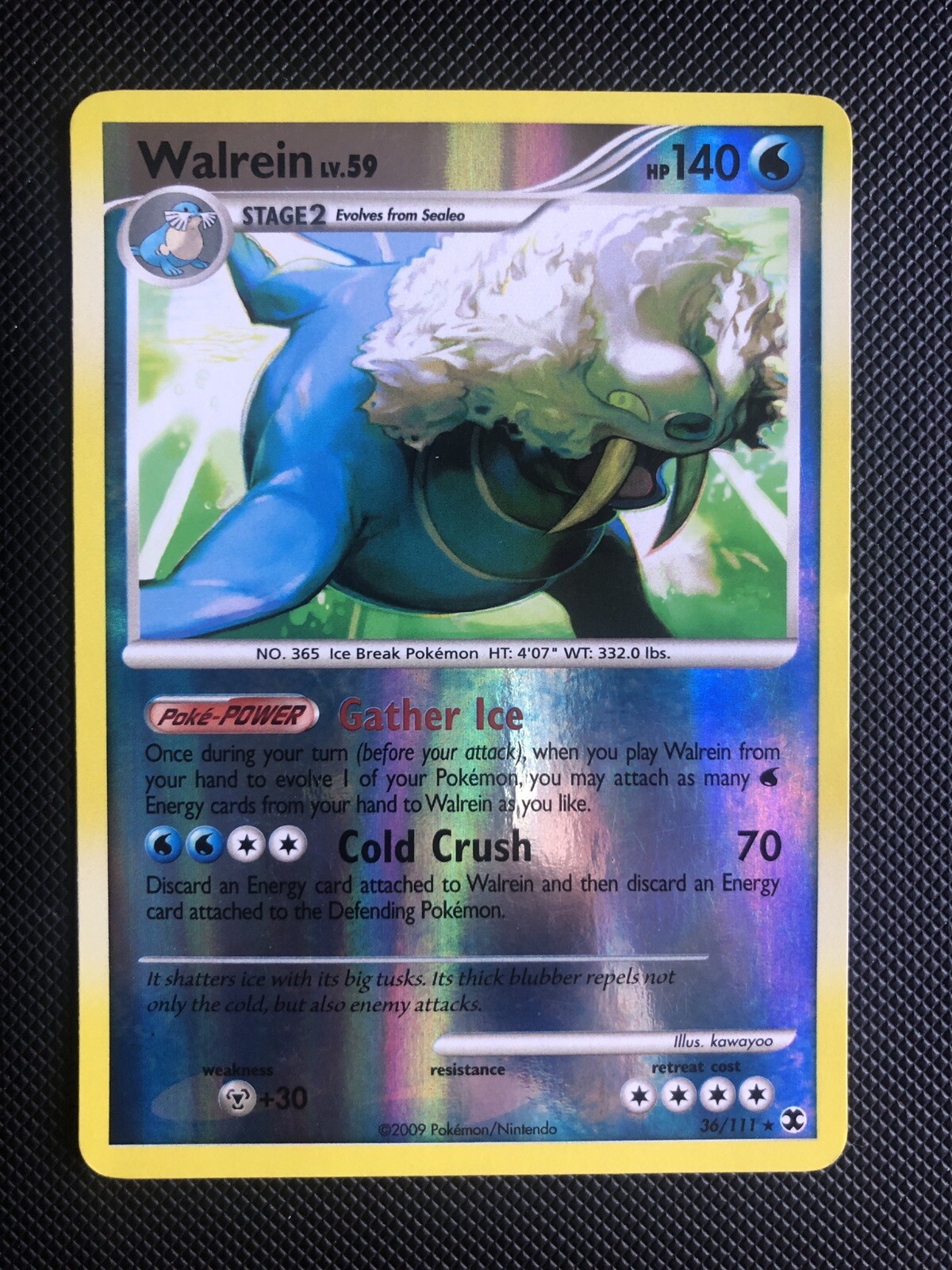 POKEMON RISING RIVALS - WALREIN 36/111 REV HOLO