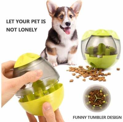 Pet Dog Interactive Food Dispenser / IQ Puzzle Treat Ball USA