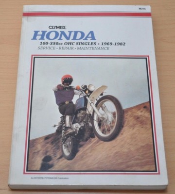 Honda 100-350 OHC Singles 1991-1999 Motor Reparaturanleitung Clymer Manual 