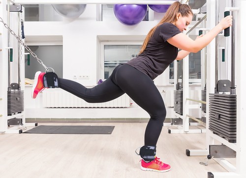 ANKLE D RING STRAPS Thigh Leg Pulley Lifting Padded Cable Attachment Gym - Picture 28 of 35