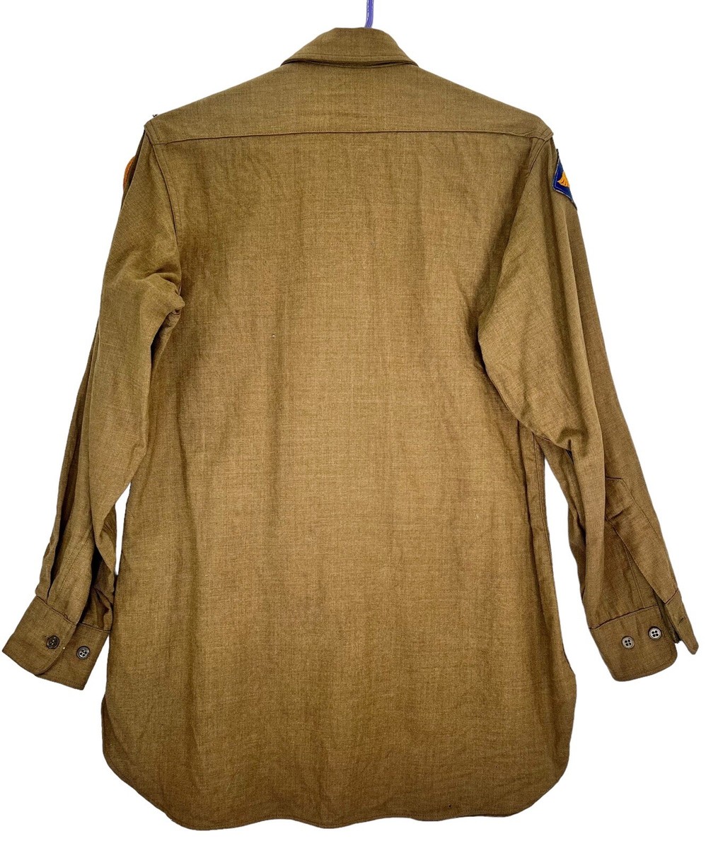 ヴィンテージ40s wool field shirt マチ付き 楽天市場】40's ビンテージ □ 米軍実物 US ARMY ガスフラップ