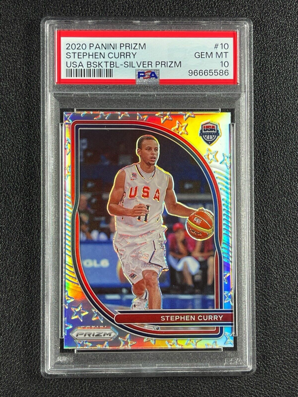 Stephen Curry 2020 Prizm #10 USA Basketball - Silver Price Stephen Curry 2020 Prizm #10 USA Basketball - Silver Price