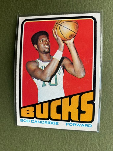 1972-73 Topps #42 BOB DANDRIDGE Milwaukee Bucks NM - Picture 2 of 4