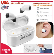 JINGHAO Rechargeable Digital Hearing Aids Severe Loss Invisible Sound Amplifier