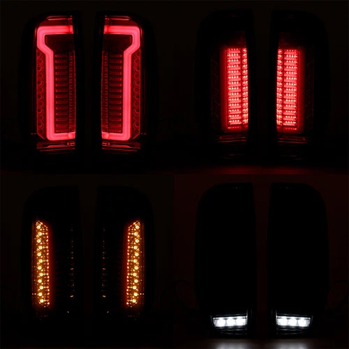 Pair Dynamic LED Smoked Rear Tail Lights Lamps For Nissan Navara D40 2004-2014 - Picture 8 of 20