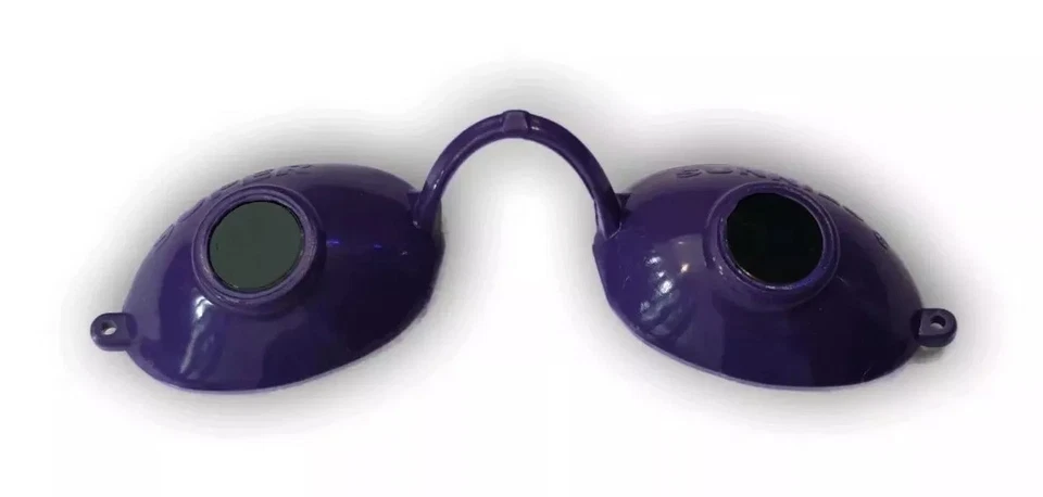 ERGOLINE Lucas Products/Super Sunnies Eyeshields/UV-Schutzbrille/Solariumbrille/Lila