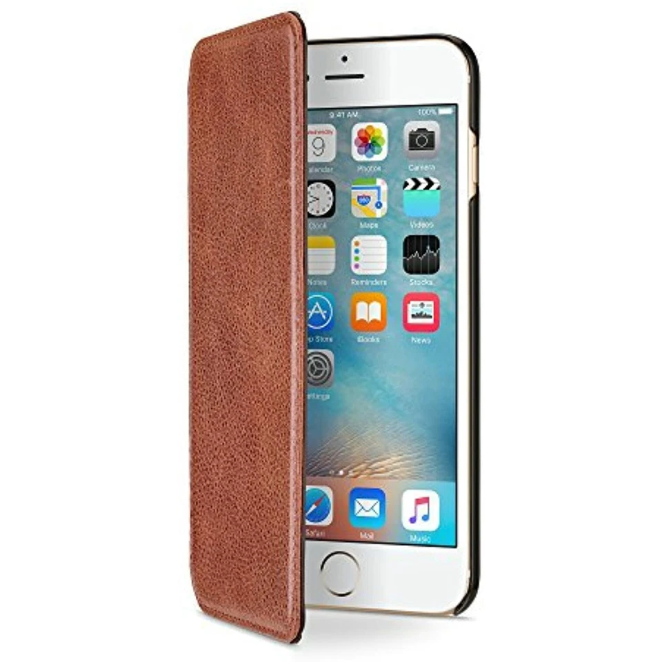 Sena Ultra Delgado Cartera Libro Más Delgado Estilo Libro Cartera Estuche Solución Foto 4 de 4