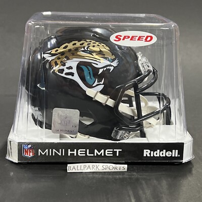 Casque Miniature Jacksonville Jaguars NFL Riddell - Édition Speed 2024 Alternative, Collection Terrain