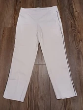 Counterpart Stretch White Pants Pull Up Women's Size 12 New with tags