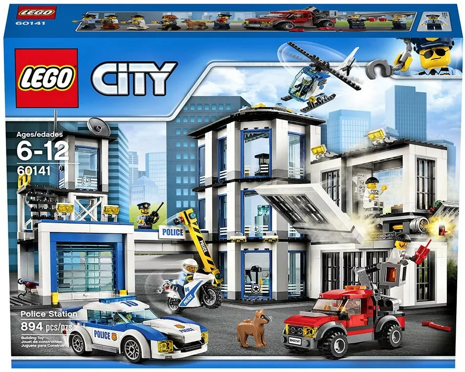 Brand new Lego 60141 City Police Station Building Kit