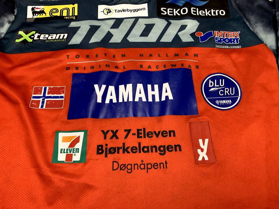 Thor Jersey Torsten Hallman Racewear Pulse Motocross Yamaha Size M - Image 3 of 4
