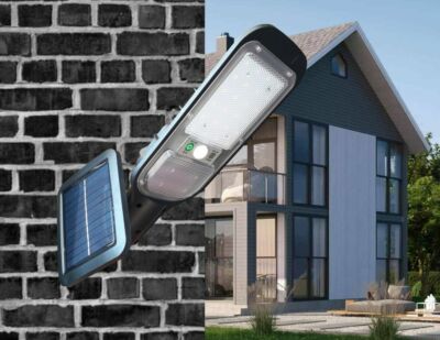 Outsunny Lampione Solare Da Giardino Alto 184cm Con Luce LED Bianco Freddo E IP44, Nero | Leroy Merlin