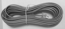 NEW 14 Foot Silver Satin 4 Pin Line Base Cord for Nortel Norstar Meridian phone
