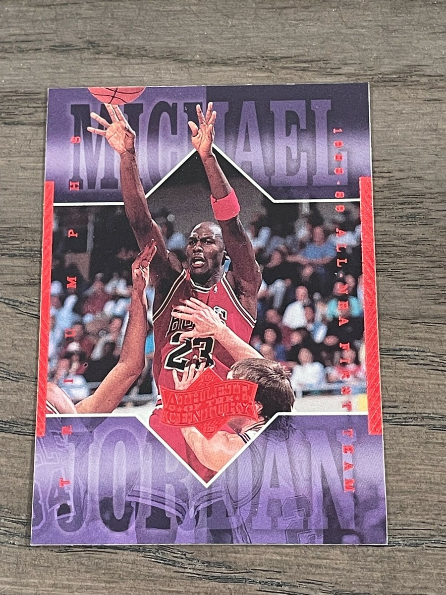1999 Upper Deck Athlete of the Century Michael Jordan #75 Chicago Bulls | eBay