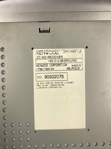 JDM KENWOOD DPX-6000MD Double DIN Head Unit MD CD DSP Receiver - Picture 4 of 7