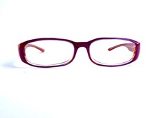 VTG Tommy Hilfiger Purple Orange Oval Wrap Eyeglasses TH 7022 PUROR-10 57 16 140