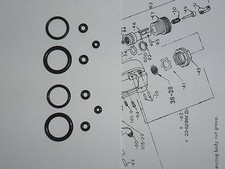 Crosman Mark I Mark II MK 1 2 - Two Seal Kits Exploded View Guide Version 1
