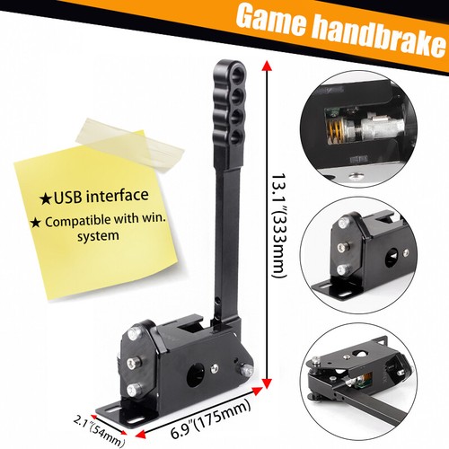 USB 14Bit Handbrake for PC Windows for Sim Racing Games G25/G27/G29/T500 - Picture 8 of 16