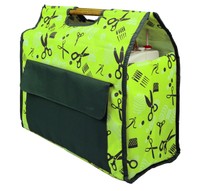 Kleiber Wooden Handled Sewing Machine Bag Green Kleiber Wooden Handled Sewing Machine Bag Green
