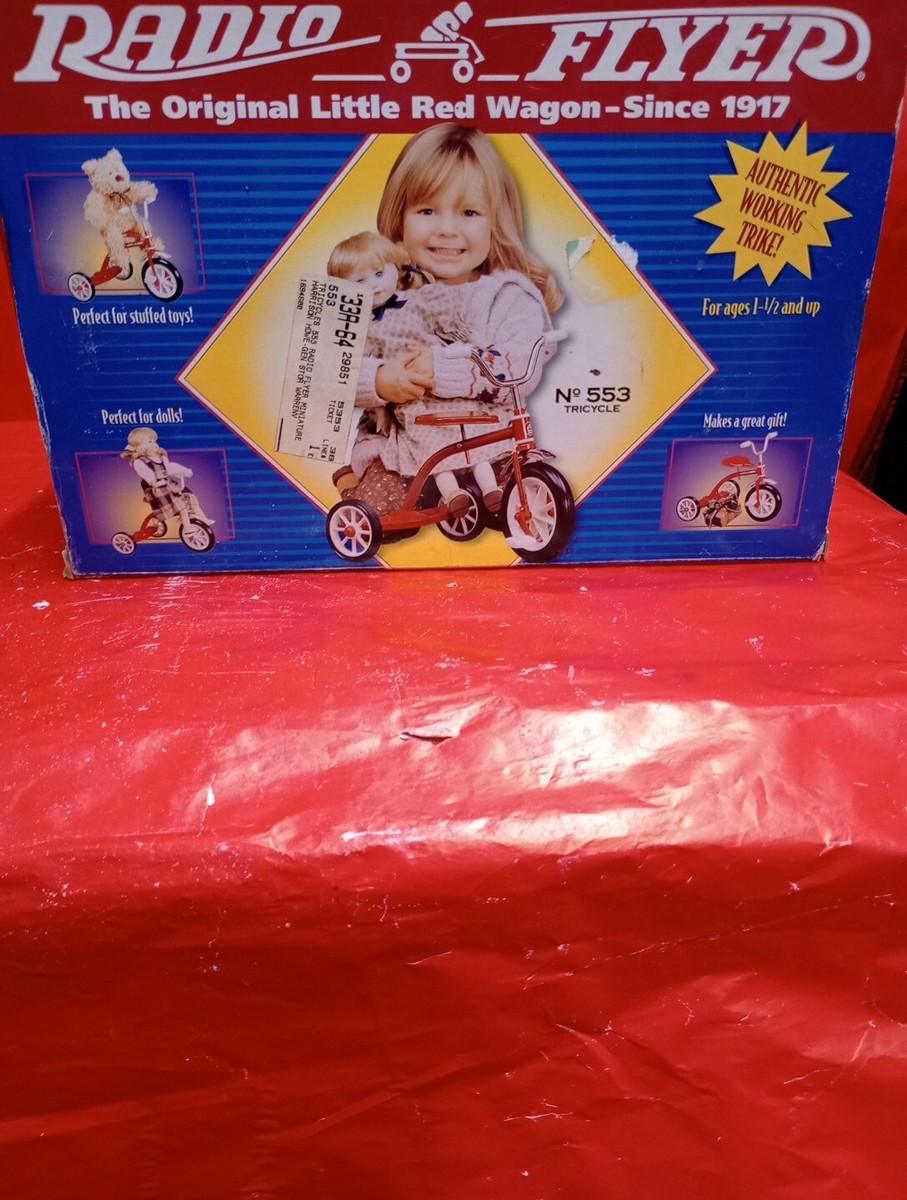 Radio Flyer Tricycle Model 553 Perfect for Dolls or
