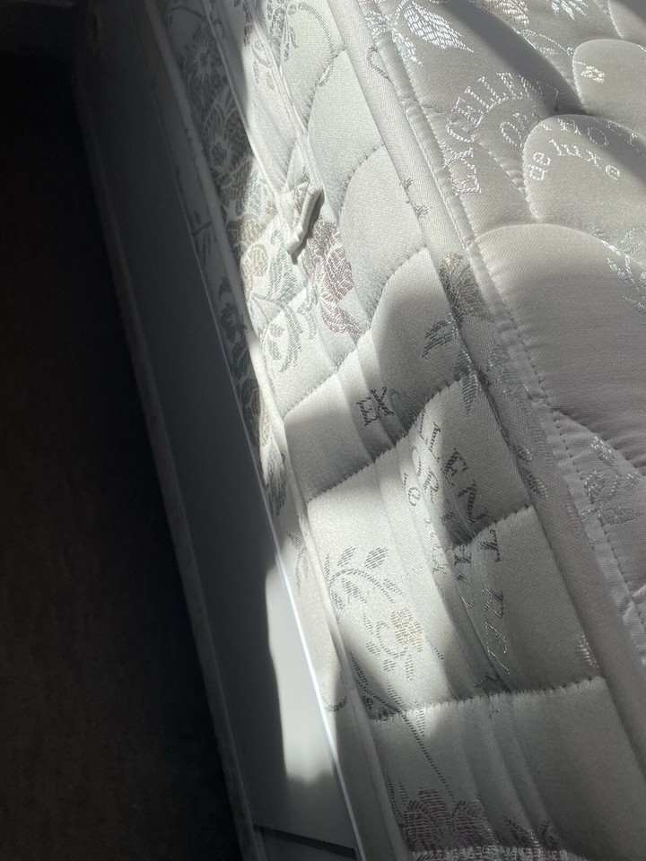 Small Single Divan Bed With Sliding Storage eBay