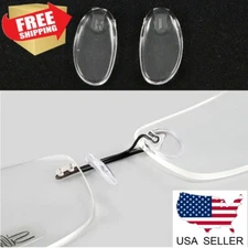 Replacement Silhouette Nose Pads Soft Silicone Plug In Eyeglasses Glasses Frame
