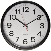 Home Wall Garden Patio Indoor Outdoor Clock Decor Black Weather Resistant Home Wall Garden Patio Indoor Outdoor Clock Decor Black Weather Resistant