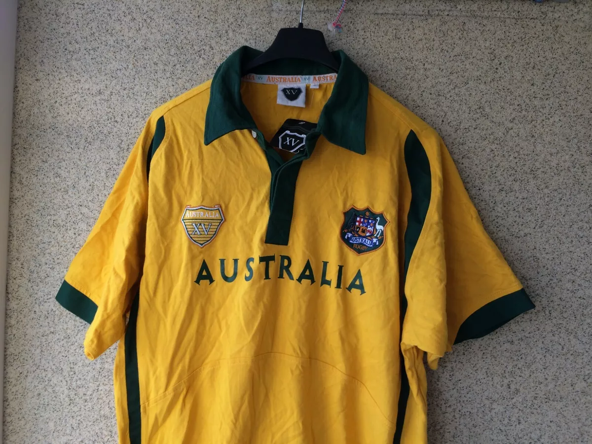 Australia Rugby XV Jersey L Camiseta Camiseta Wallabies eBay
