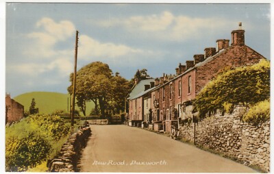 Derbyshire; New Road, Buxworth PPC, um 1960, unbenutzt