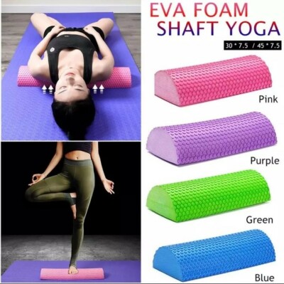 Halbrunde EVA Massage Schaumstoff Roller Yoga Pilates Fitnessgerät Balance Pad...