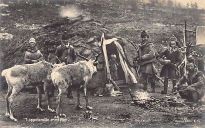 Norway - Lappefamilie med Ren - Publ. Mittet & Co. 1 / 32