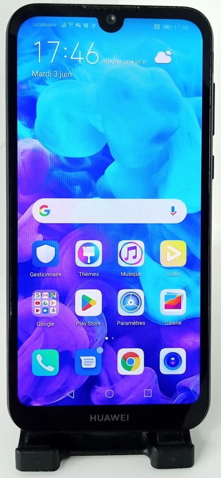 Huawei, Y5 2019, Smartphone débloqué - 5,71"- 4G, 16Go, Double Nano, Bleu. - Photo 3/4