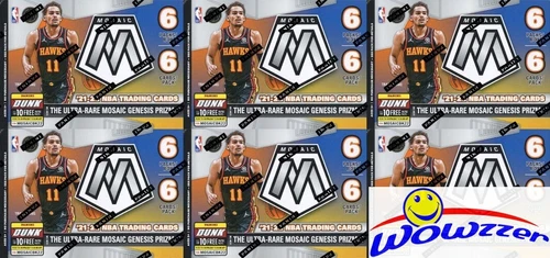 (6) 2021/22 Panini Mosaic Basketball EXCLUSIVE Sealed FANATICS Blaster Box! 